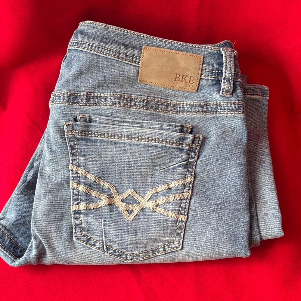 BKE Men’s Denim Jeans with Embroidered Pocket
